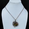 Unakite Pendant Copper Wire Wrapped Jewelry Designer Gemstone Pendant Unakite Jewelry Copper Wire Pendants Handmade Jewelry Anniversary Gift