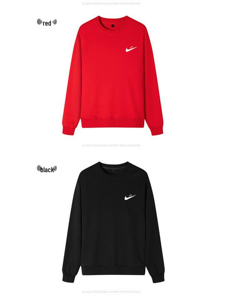 Мужская толстовка-пуловер с длинным рукавом, круглым вырезом, из махровой ткани, весна-осень 2024