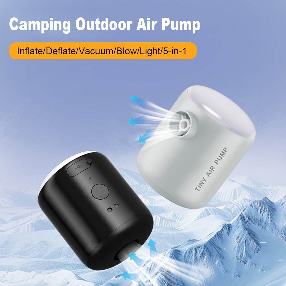 Outdoor Camping Wireless Electric Air Pump Dual-Function Inflator/Deflator Air Mattresses Swim Rings Multi-Purpose Air Pump
