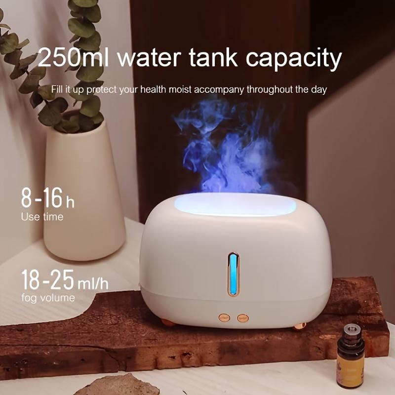 Портативный цветной увлажнитель воздуха Cool Mist Usb Led Room 3D Fire Flame, диффузор эфирных масел, мини-увлажнитель воздуха h2o