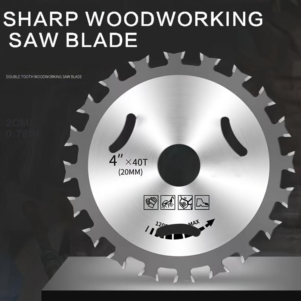 4" 110 мм x 20 мм 40T двухсторонний сплав дисковая пила диск для резки дерева многоцелевой деревообрабатывающий отрезной диск для угловой шлифовальной машины
