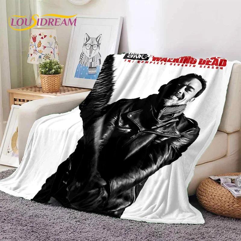 The Walking Dead Lincoln TWD Soft Flannel Blanket for Beds Bedroom Sofa Picnic,Throw Blanket for Cover Outdoors Leisure Nap Gift