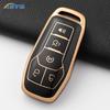 Чехол-брелок из ТПУ для автомобильного ключа для Ford Fusion F-150 Edge Explorer Mustang Lincoln Mkz Mkc Platinum F150 Lariat 5 кнопок