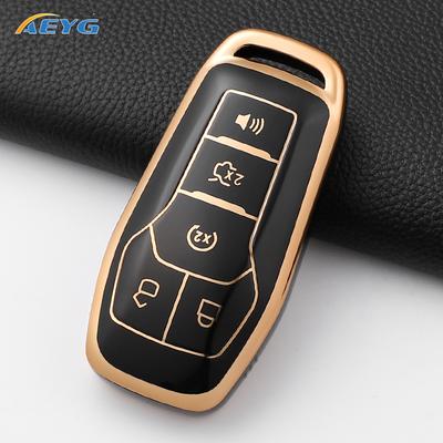 Чехол-брелок из ТПУ для автомобильного ключа для Ford Fusion F-150 Edge Explorer Mustang Lincoln Mkz Mkc Platinum F150 Lariat 5 кнопок