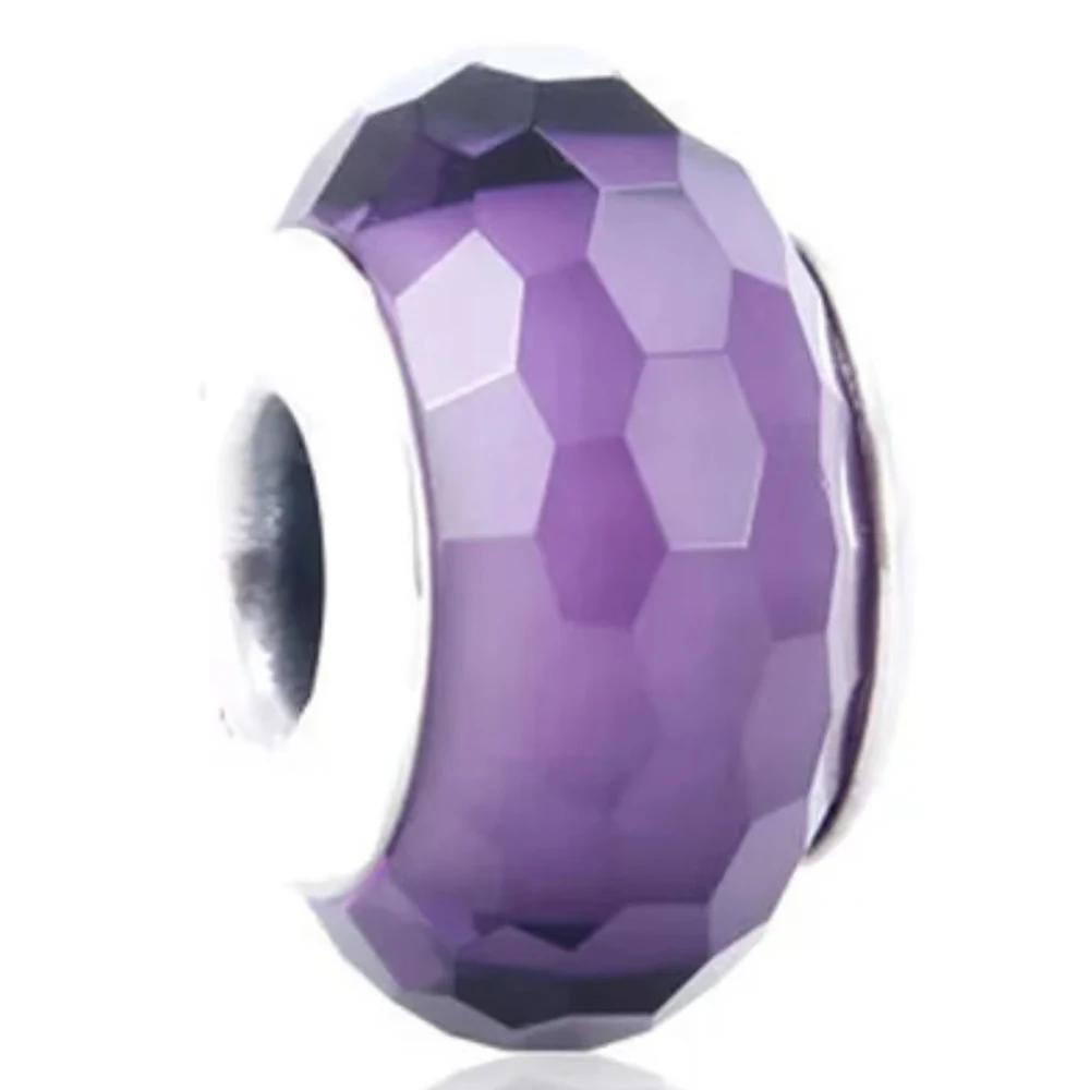 Новые оригинальные медные бусины-шармы из муранского стекла в виде цветка и листа, космическая радуга, для браслета, сделай сам, женские ювелирные изделия, подарок