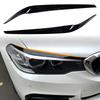 Накладки на фары передние для BMW 5 серии G30 2017-2020, ресницы, накладки на фары, накладки, обвесы