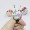 Stitch Fabric Cotton Ring Ball Shaped Pin Cushion Sewing Accessories Needle Pillow Needle Holder
