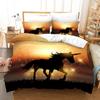 3D Unicorn Series Bedding Set Fantasy Cartoon Animal Duvet Cover and Pillow Case Suitable for Home Decoration In Children's and Women's Rooms