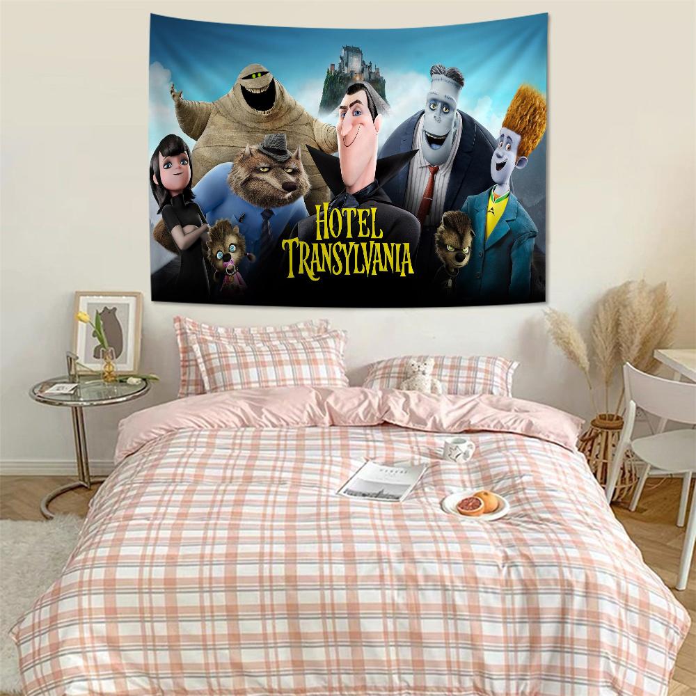 Anime Hotel Transylvania Hanging Bohemian Tapestry Bohemian Wall Tapestries Mandala Kawaii Room Decor