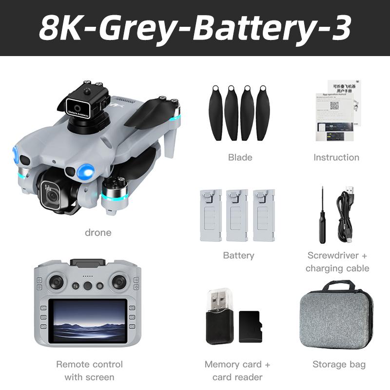 AE5 GPS Дрон 8K Профессиональный HD Двойная Камера 2026 Популярный Новый 5 км 3-осевой Стабилизатор 360° Предотвращение Препятствий Бесколлекторный Квадрокоптер Игрушка
