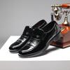 New British men's shoes Casual low cut business footwear versatile small leather shoes Comfortable male shoes Zapatos