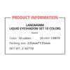 Набор жидких теней для век с бриллиантовым блеском, десять штук блестящих перламутровых жидких теней для век, подарочная коробка