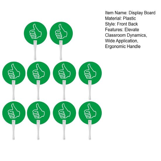 Yousheng 10 шт., доски для голосования «большой палец вверх/большой палец вниз» для учителей и учеников, доски для ответов «правда/ложь»