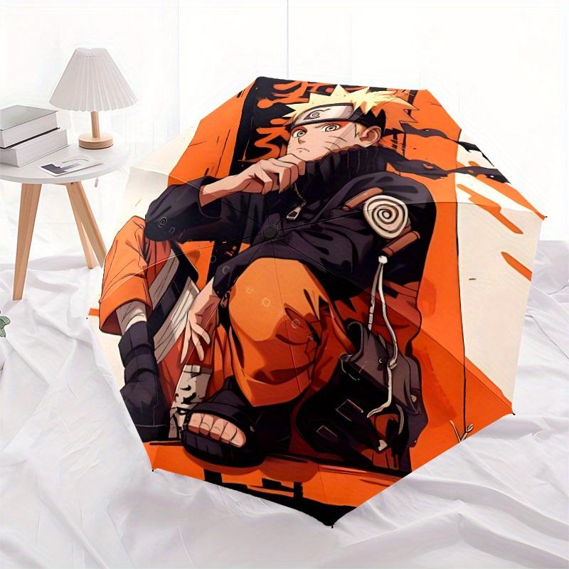 1pc Naruto Windproof Automatic Umbrella, Lightweight for Women/Men, Perfect Christmas Gift a0811193