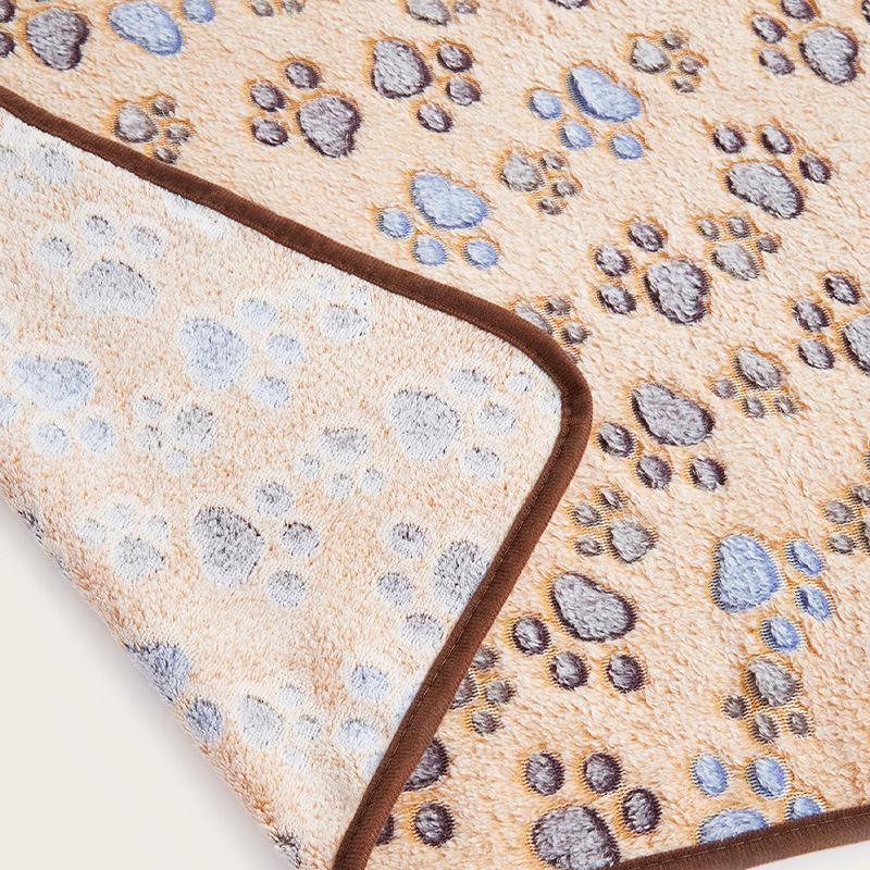 Four Seasons Pet Blanket: Warm Coral Fleece for Cats and Dogs