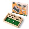 AIUAZA Shutbox Dice Wooden Board Game for 2 Players Traditional Fun Math Game, Competition, Bar, Travel, Family, (Small)