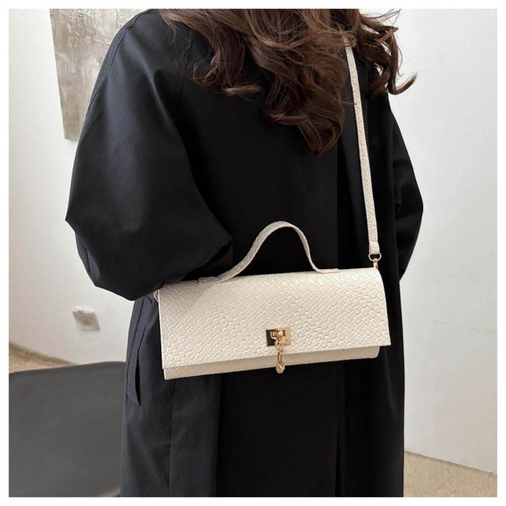 Персонализированный нишевый дизайн, повседневный западный стиль, простое на одно плечо, повседневный тренд, женская сумочка, модная маленькая квадратная сумка