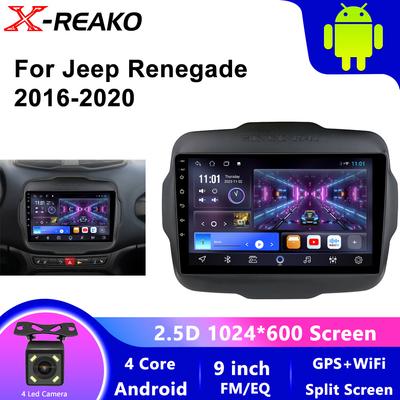 2 Din Android 12 автомобильный радиоприемник мультимедиа видеоплеер для Jeep Renegade 2016 2017 2018 2019 2020 GPS WIFI Carplay Auto Stereo