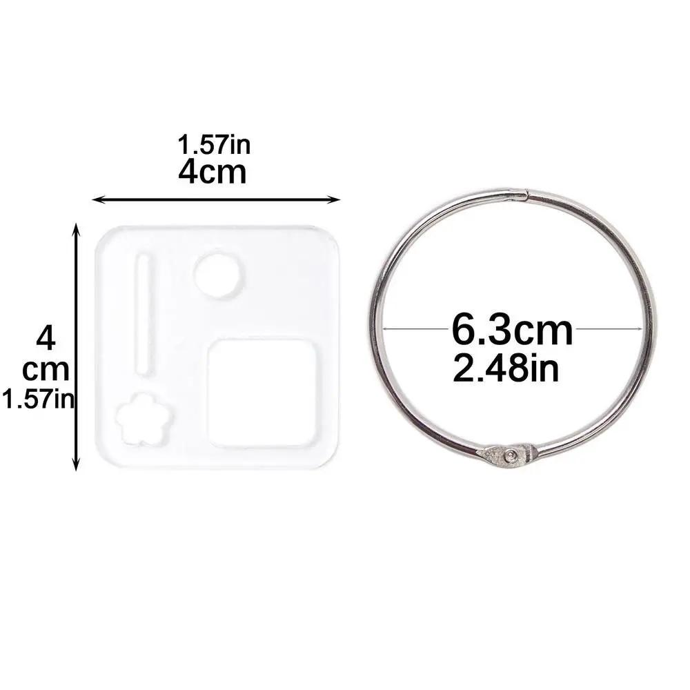 Прозрачная акриловая плата для намотки Держатель для вышивальных ниток Катушки Органайзер для мулине Держатель для хранения вышивки крестом Держатель для стежков