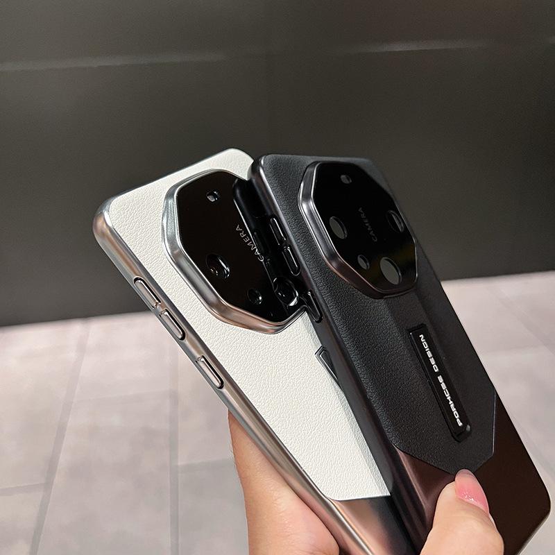 Премиальный кожаный чехол-невидимка для Huawei Mate60 Pro — полная защита, защита от падений
