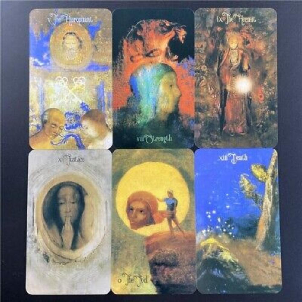 10,3*6 см Таро Одинокого Мечтателя 3-го числа (и финал) Ограниченное издание колоды Таро, вдохновленной работами художника-символиста Одилона Редона.
