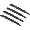 Car Styling Exterior Door Handle Strips Decoration Sticker Trim for BMW 5 Series G30 G38 2018-2021 Carbon Pattern Black