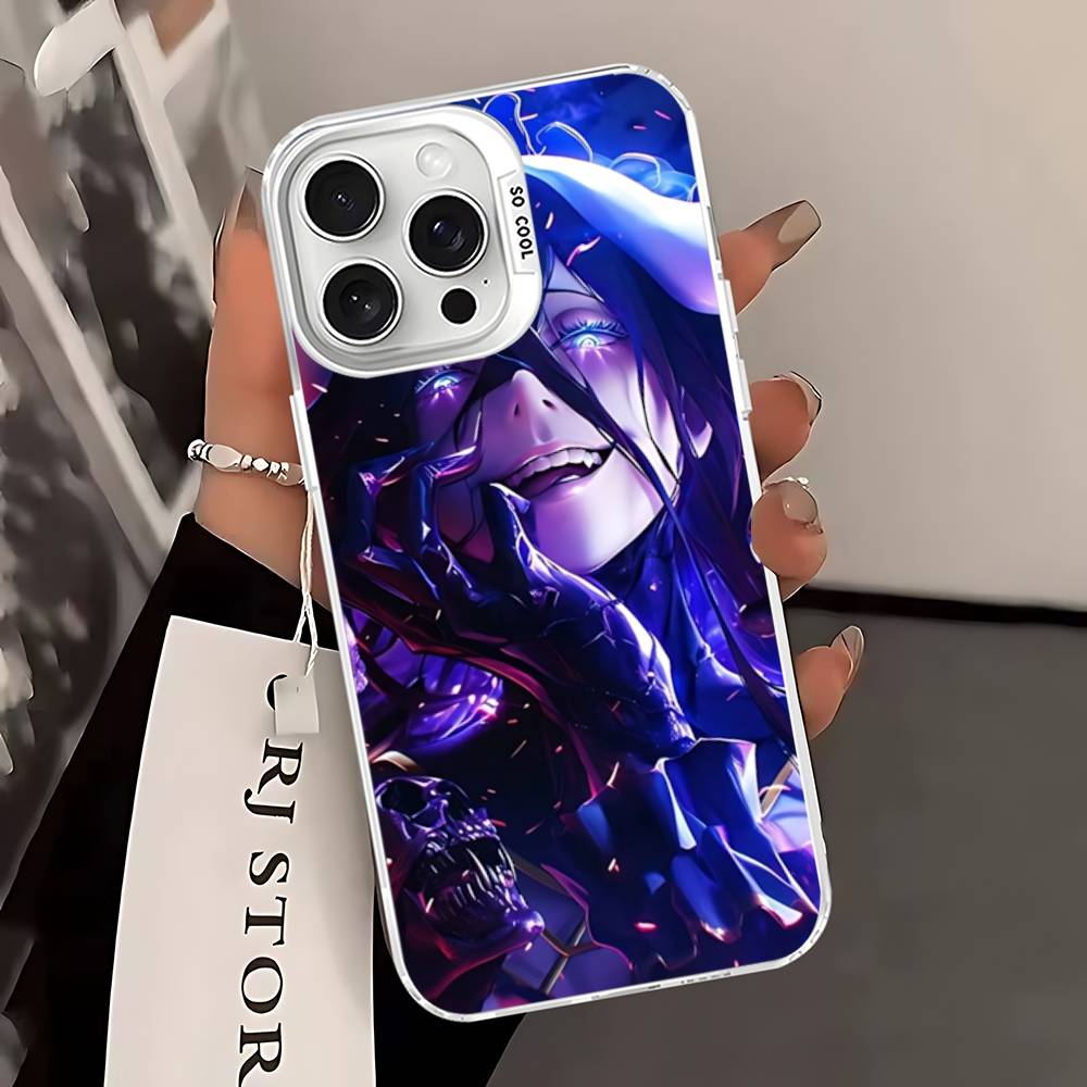 Мультяшный Аниме A-AlbedoS Чехол для Телефона Для IPhone 16 15 14 13 12 11 17 Pro MAX Plus Pro Матовый Ударопрочный Чехол