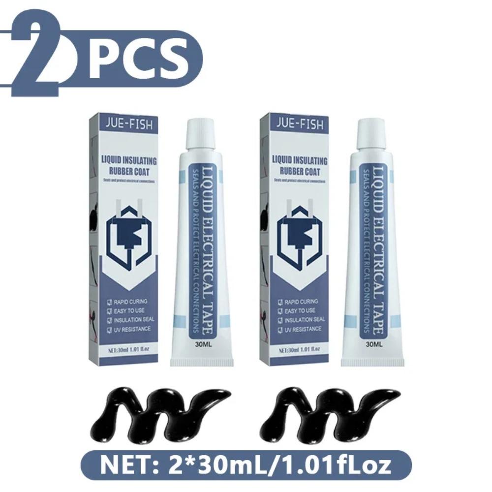 30/50 мл жидкая изоляционная лента водонепроницаемая жидкая резиновая фиксация высокотемпературная изоляционная лента для проводов электрический клей