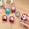 Retractable Nursing ID Badge Holder Lanyard Name Tag Holder Gift ID Badge Reels