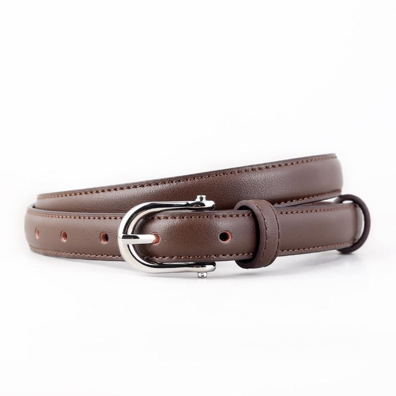 Elegant Genuine Leather Waist Belt With Pin Closure Designed For Daily Wear And Fashion