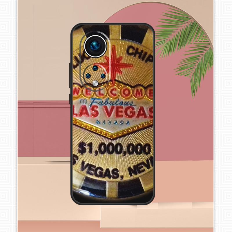 Кейс для покера в казино Лас-Вегаса для Honor Magic 5 6 7 8 Pro Honor 400 Lite 200 X9c X9b X9a X8b X8a X8c 50 70 90 Чехол