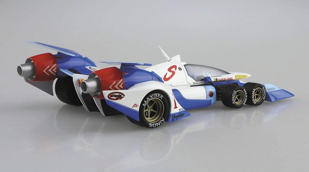 Aoshima Bunka Kyozai Cyber Formula New Asurada Lifting Turn Mode Scale Пластиковая модель № 8 AKF-0/G 1/24