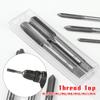 2PCS/Set Tools Machine Spiral Point HSS Screw Threading Kit Hand Straight Flute Taps Metric Drill Bit Thread Tap Set