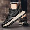 2025 New Men's Sports Shoes, Leather Casual Shoes, Men's Platform Running Shoes, Luxurious and Fashionable Men's Tennis Shoes