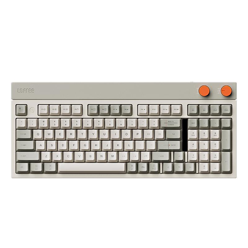 Механическая клавиатура Lofree OE918 Small Square с тройным режимом, возможностью горячей замены, 98 клавиш