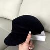 Осенние и зимние женские шляпы шерстяной берет с короткими полями темперамент ретро шляпа газетчика шляпа для верховой езды британская фетровая шляпа остроконечная шляпа