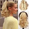 Synthetic Short Wave Curly Claw Ponytail Extension Drawstring Ponytail Wig For Women Daily Party Cosplay Wear