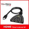 Переключатель HDMI 4K 3 входа 1 выход с пигтейлом
