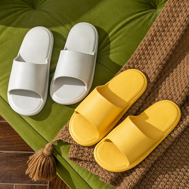 Домашние тапочки, однотонные, износостойкие, модные, нескользящие, парные сандалии для ванной комнаты, мужские и женские сандалии для улицы и дома, тапочки