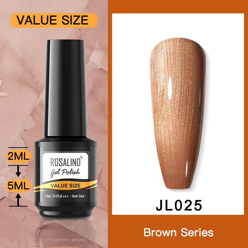 ROSALIND 7ml Soak Off Гель-лак яркий для дизайна ногтей LED / УФ-лампа