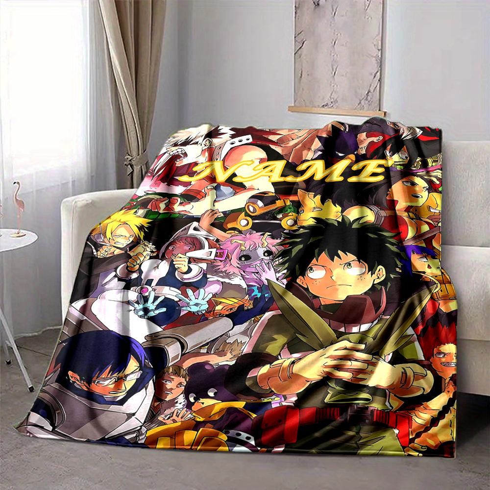 Custom 1pc Adventure Anime World Blanket, Soft And Comfortable Blanket, Casual Warm, Camping Travel Blanket, Birthday Gift Q912106