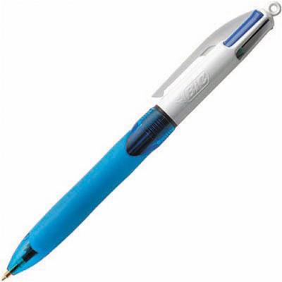 Шариковая ручка Bic 4-цветная с выдвижным стержнем, 10 шт. (Средняя)