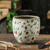 Vase Vintage Ceramic Desktop DecorationOutdoor Garden Special Flower Pot Home Indoor Breathable Creative PastoralStyle HighSense