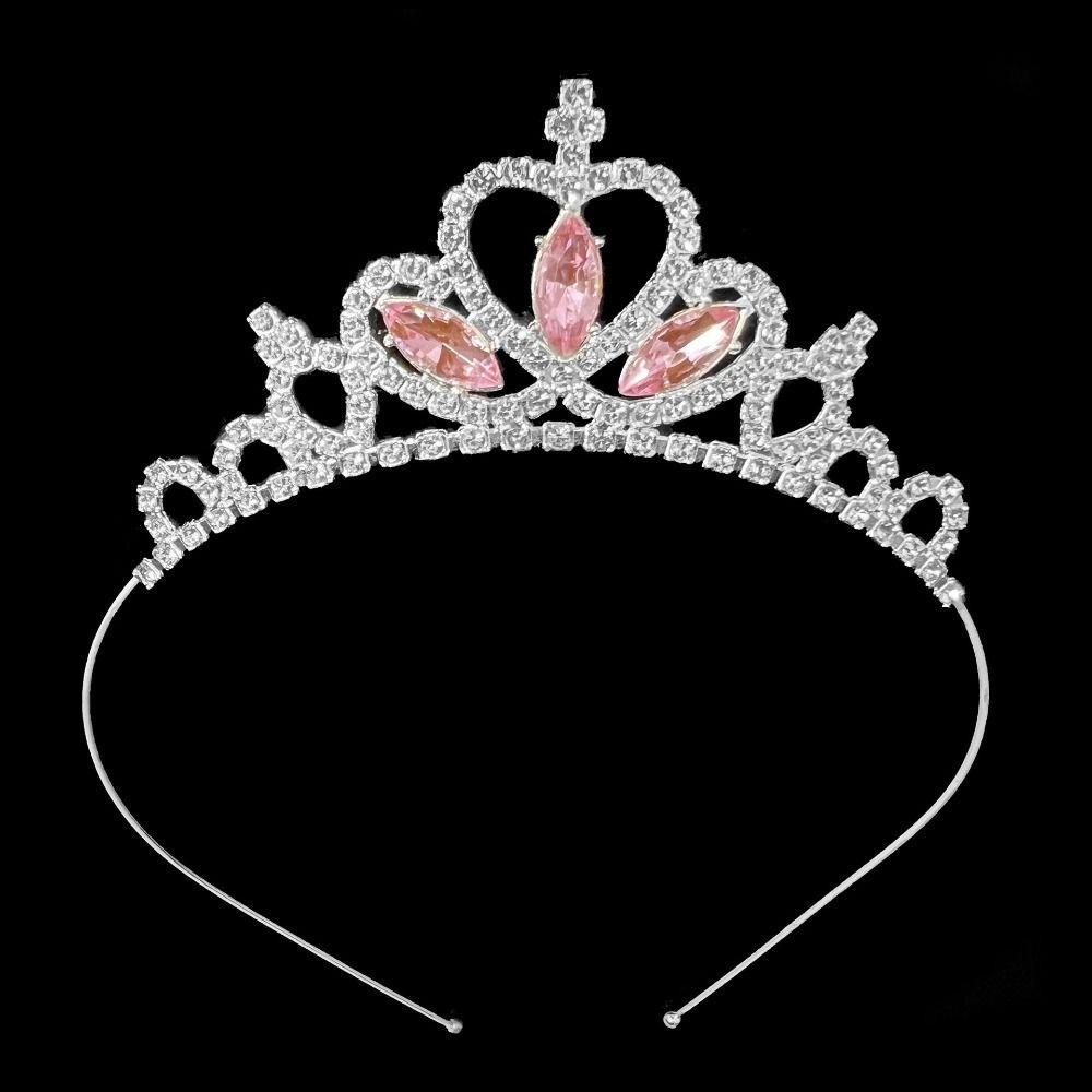 Аксессуары на день рождения Корона принцессы Ободок Украшения для волос Хрустальная корона Новая тиара со стразами