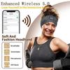 Wireless Headphones Headband for Sleeping, Bluetooth Sleep Headphones for Side Sleepers, Soft and Eye Mask for Sleep, Ideal for Travel, Running