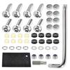 License Plate Bolts [54 Pcs] Anti-theft Screws, Security Bolts, Stainless Steel Screw Tools, License Plate Screw Accessories for All Models
