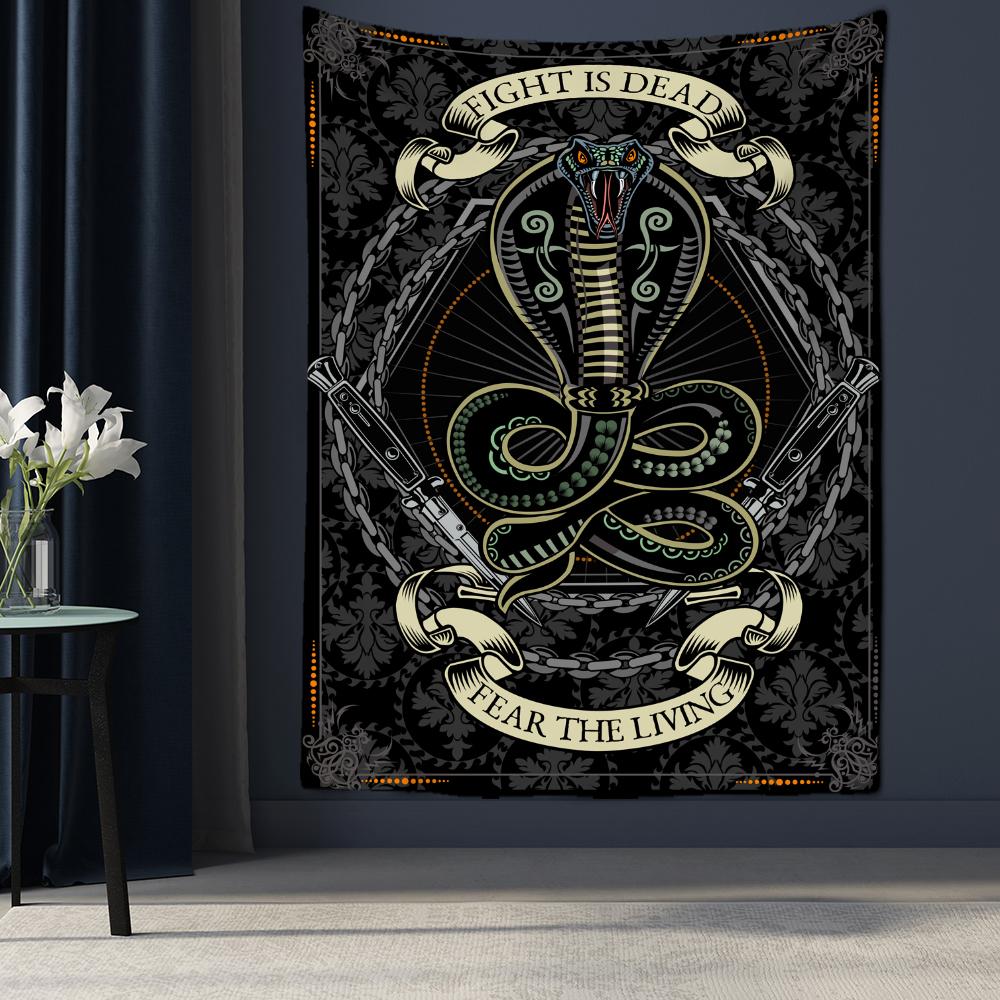 Психоделический гобелен с изображением животных Таро, настенный гобелен, колдовство, богемный хиппи, мандала, TAPIZ, домашний декор для комнаты