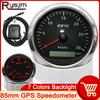 GPS Спидометр Одометр 85 мм 30-60 Узлов с GPS Антенной для Морской Лодки Автомобиля 7 Цветов Аксессуары для Мотоцикла