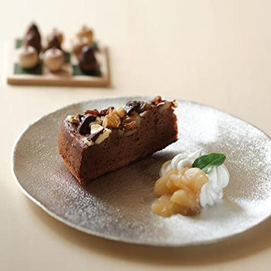 Nousaku средняя тарелка с тканевой текстурой 501520 - [100% олово]