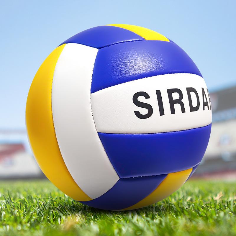 Профессиональный размер 5, волейбольный мяч из искусственной кожи, утолщенный, прочный тренировочный мяч для мужчин и женщин, износостойкий мяч для пляжного волейбола с машинной прошивкой